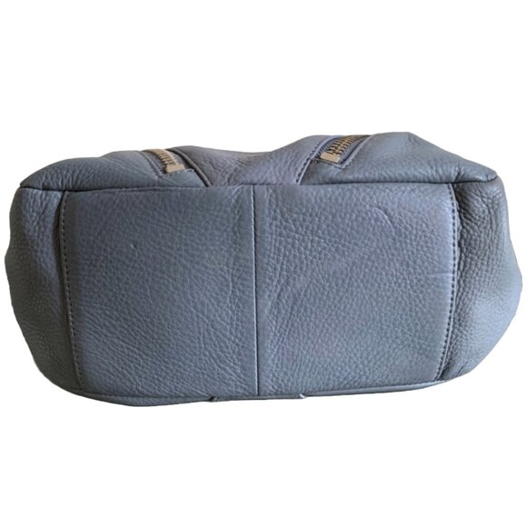 LINEA PELLE Ryan Slate Drawstring Bucket Crossbody Bag Slight Damage PLEASE READ - Picture 7 of 10